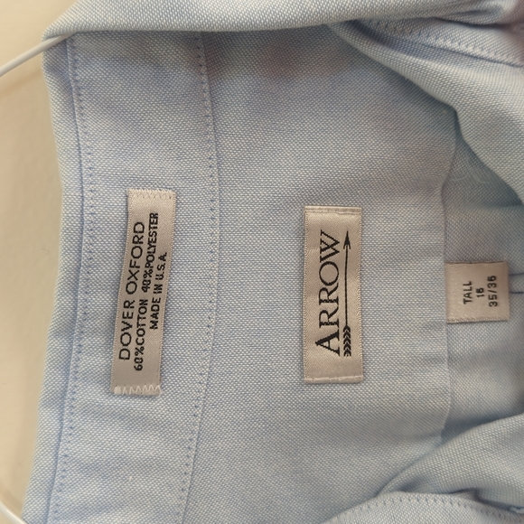 Arrow Blue Oxford Button Down - Picture 3 of 3